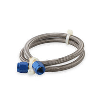 Load image into Gallery viewer, Stainless-Steel-Braided-Hose--4An-2-Foot-Blue
