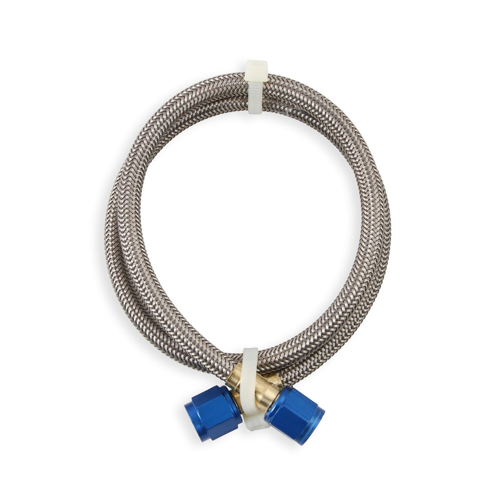 Stainless-Steel-Braided-Hose--4An-2-Foot-Blue