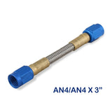 NOS 15100NOS  Stainless Steel Braided Hose -4An 3