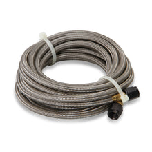 Load image into Gallery viewer, Stainless-Steel-Braided-Hose-With-Black-Fittings--4An,-14-Foot-Length