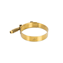 Load image into Gallery viewer, Stainless-Steel-Constant-Tension-T-Bolt-Clamp-4.09In.-4.41In.-(104Mm-112Mm)---Gold