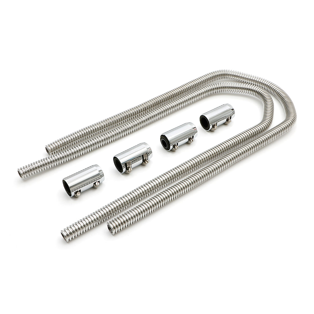 Stainless-Steel-Heater-Hose-Kit-Chromed-Aluminum-Ends