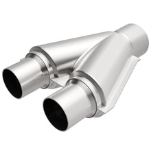 Load image into Gallery viewer, Stainless-Y-Pipe-Dual-2.5In-Inlet2.5In-Outlet