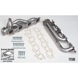 Hedman Hedders 72586 STAINLESS/HTC Coated Headers; 1-1/2 in. Tube Dia; Stock Coll; SHORTY Design
