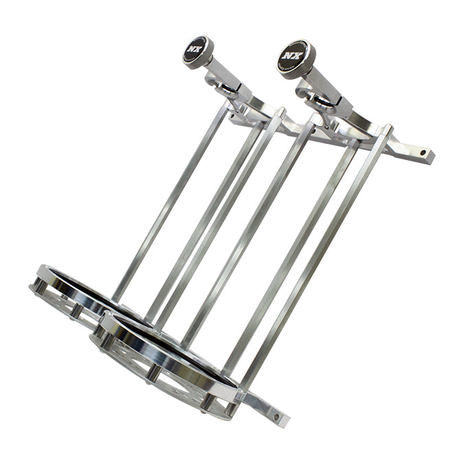 Stand-Up-Dual-Billet-Bottle-Bracket-For-15Lb-Bottle-(Flat-Mount)