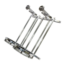 Load image into Gallery viewer, Stand-Up-Dual-Billet-Bottle-Bracket-For-15Lb-Bottle-(Flat-Mount)