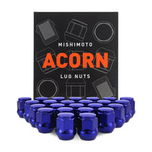 Load image into Gallery viewer, Steel-Lug-Nuts,-M12x1.5,-Acorn-Seat,-24Pc-Set,-Blue