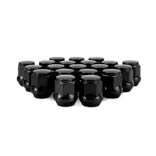 Load image into Gallery viewer, Steel-Lug-Nuts,-M12x1.5,-Acorn-Seat,-20Pc-Set,-Black