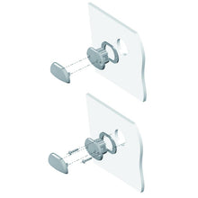 Load image into Gallery viewer, Step-Lamp-2-White-Chrome-Cap-Mv