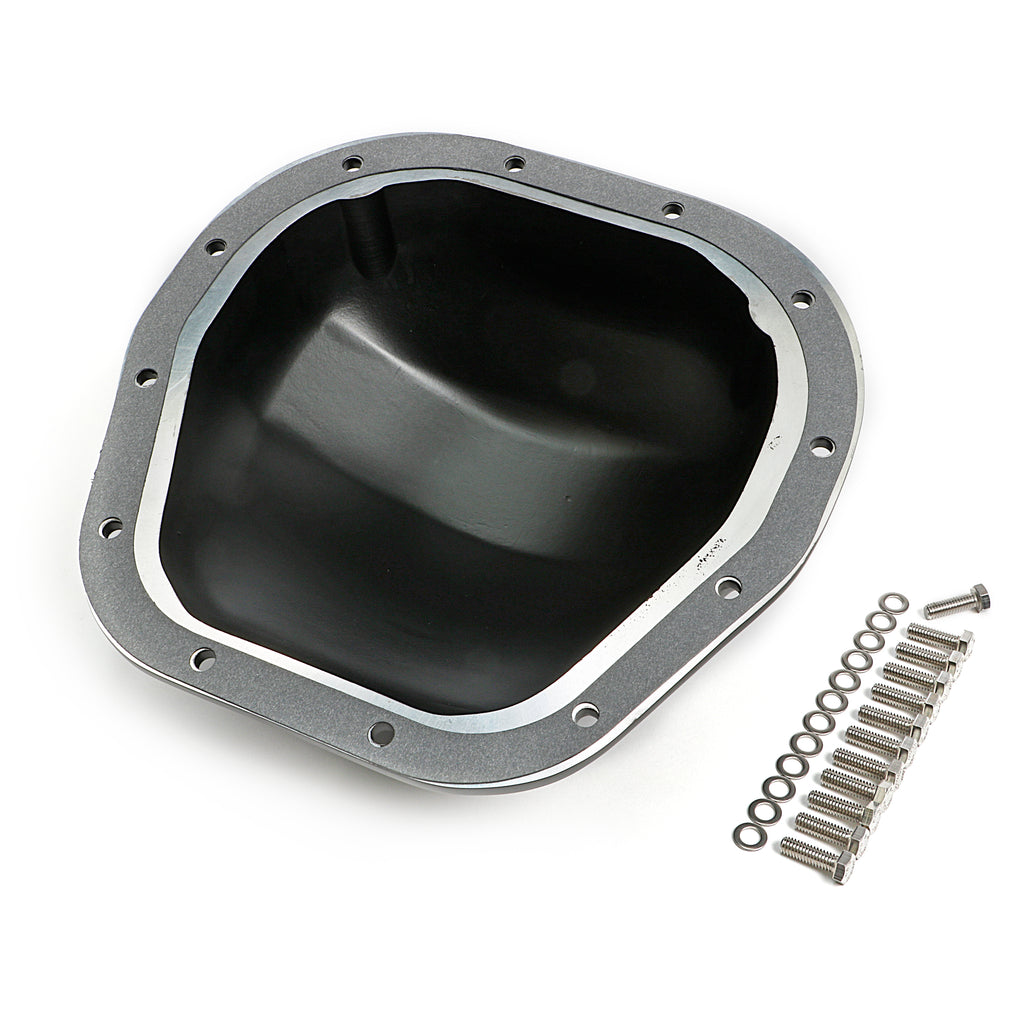 Sterling-12-Bolt-Style;-Aluminum-Diff.-Cover-Black-WPolished-Fins