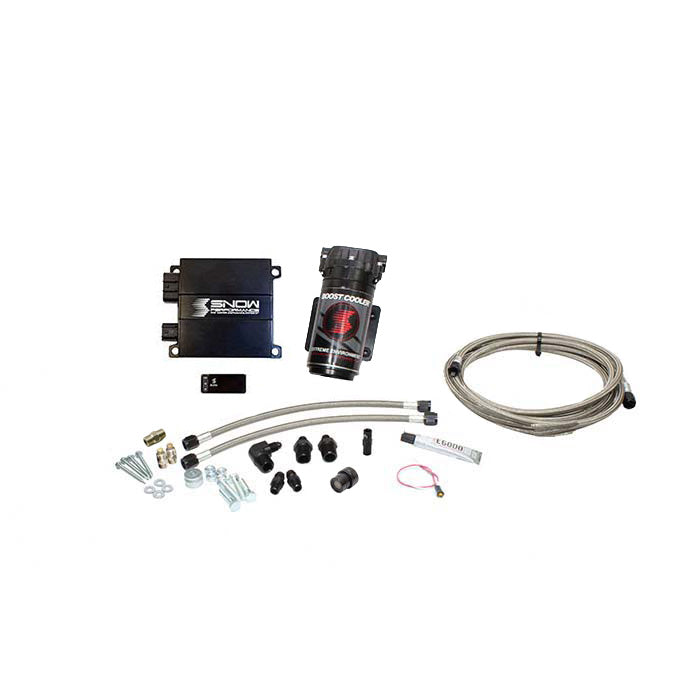 Stg-2-Boost-Cooler-Prog.-Engine-Mount-Water-Inj.-Kit-(Ss-Braided-Line4An)-WO-Tank