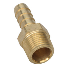 Load image into Gallery viewer, Straight-Fuel-Hose-Fitting;-38-In.-Npt-To-38-In.-I.D.-Brass195964-Pontiac-Engines