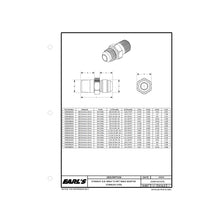 Load image into Gallery viewer, Straight-Stainless-Steel-An-To-Npt-Adapter
