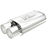 Magnaflow 14805 Straight-Through Performance Muffler; 2.25/3.5in. Center/Dual;  5x14x8 Body