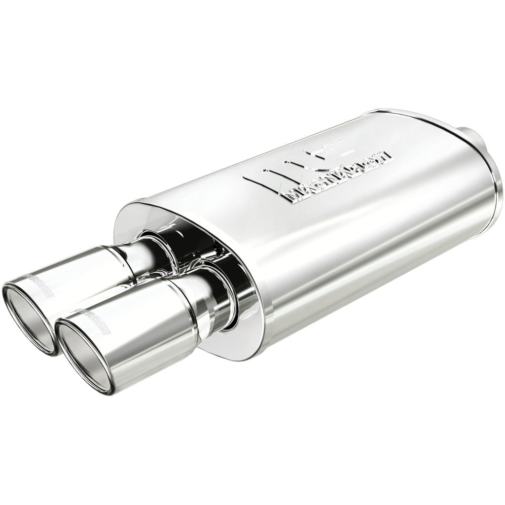 Straight-Through-Performance-Muffler;-2.253In.-CenterDual;--5X14x8-Body
