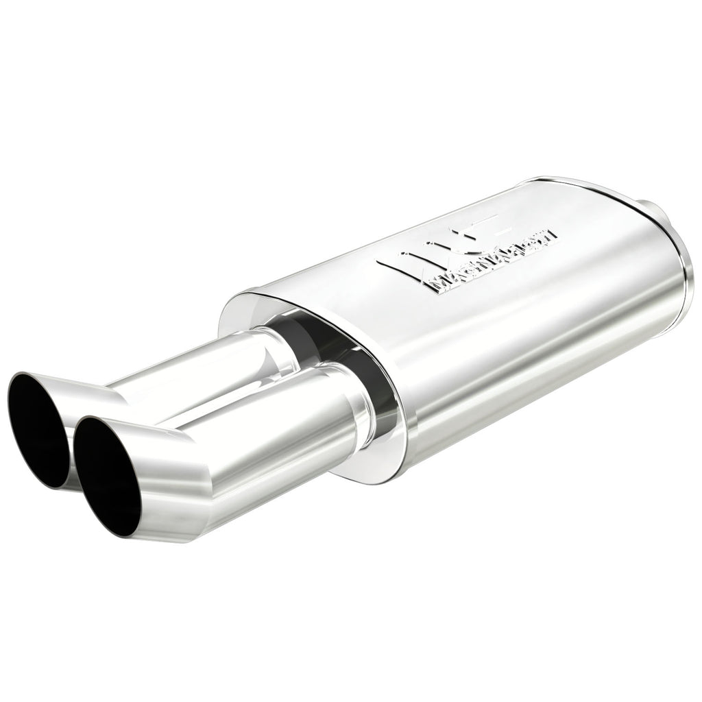 Straight-Through-Performance-Muffler;-2.253In.-CenterDual;--5X14x8-Body