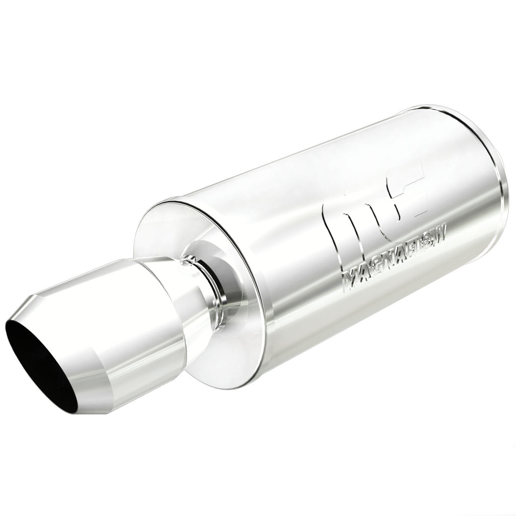 Straight-Through-Performance-Muffler;-2.254.5In.-CenterCenter;--7X14x7-Body