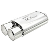 Magnaflow 14807 Straight-Through Performance Muffler; 2.25/4in. Center/Dual;  5x14x8 Body
