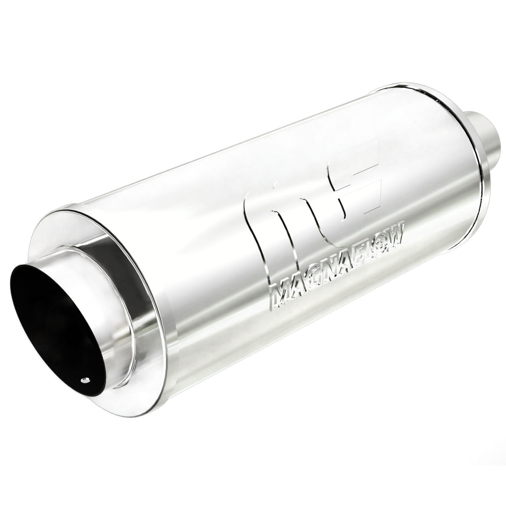 Straight-Through-Performance-Muffler;-2.254In.-CenterCenter;--6X14x6-Body