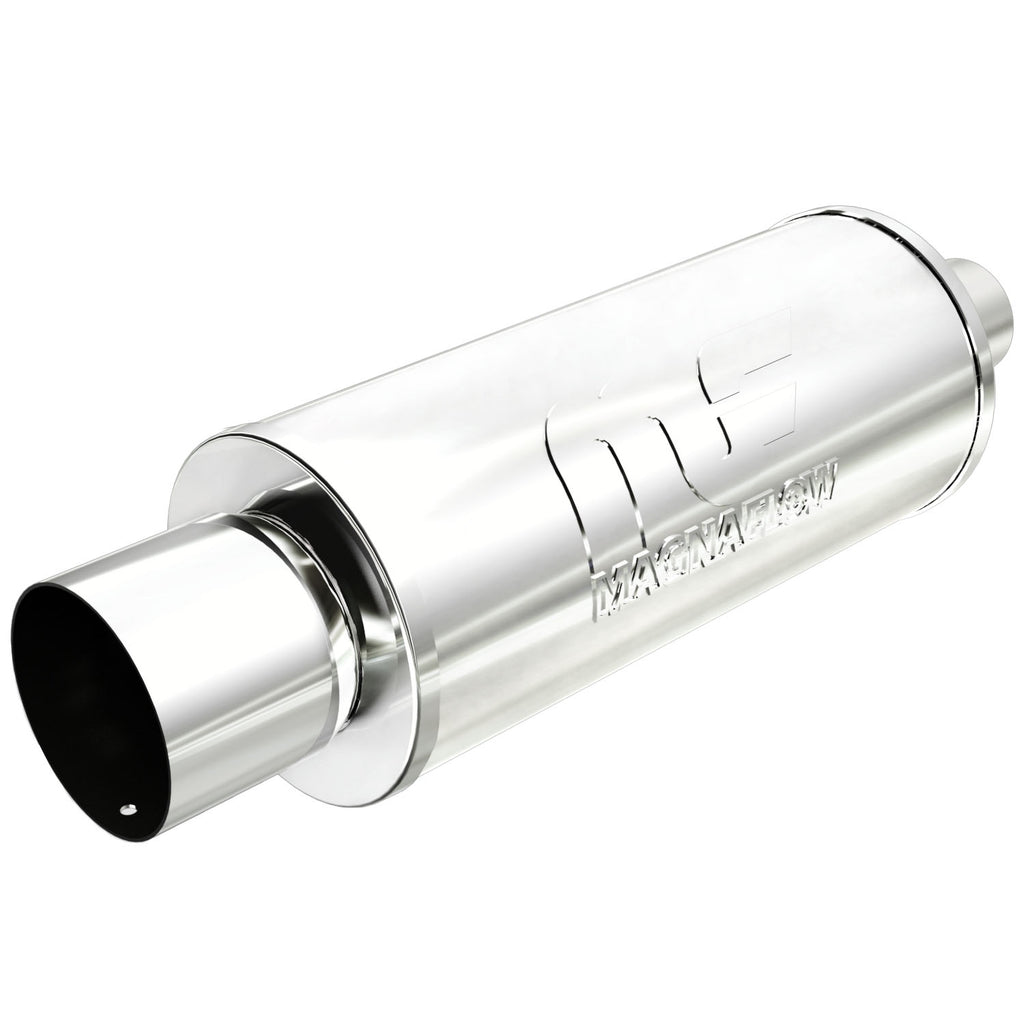 Straight-Through-Performance-Muffler;-2.254In.-CenterCenter;--6X14x6-Body