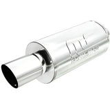 Magnaflow 14824 Straight-Through Performance Muffler; 2.25/4in. Center/Center;  7x14x7 Body