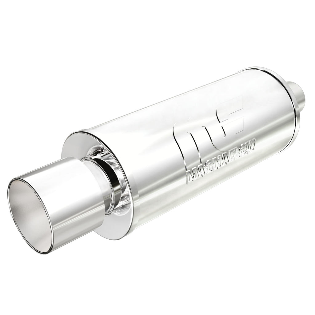 Straight-Through-Performance-Muffler;-2.254In.-CenterCenter;--6X14x6-Body