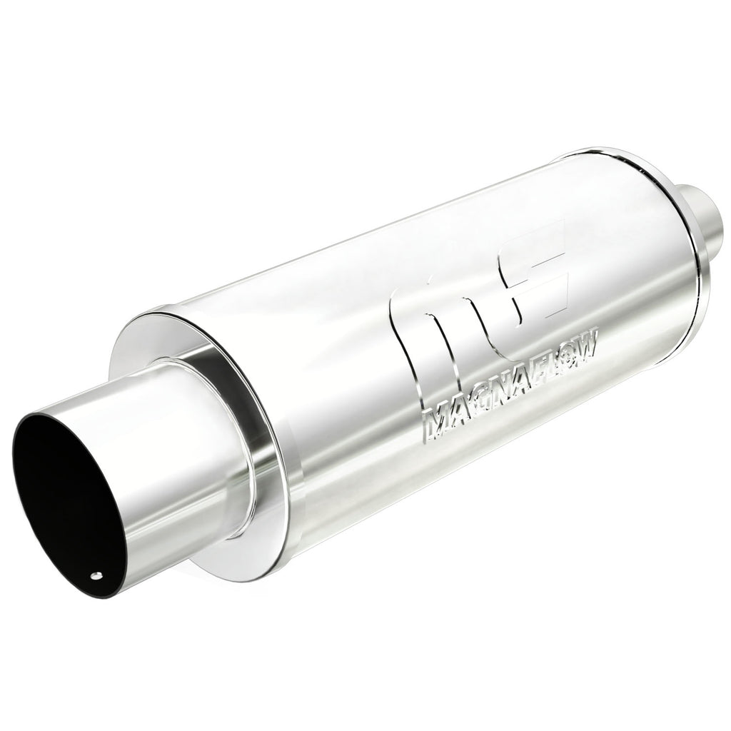 Straight-Through-Performance-Muffler;-2.254In.-CenterCenter;--6X14x6-Body