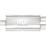 Magnaflow 12198 Straight-Through Performance Muffler; 3/2.5in. Center/Dual;  5x14x8 Body