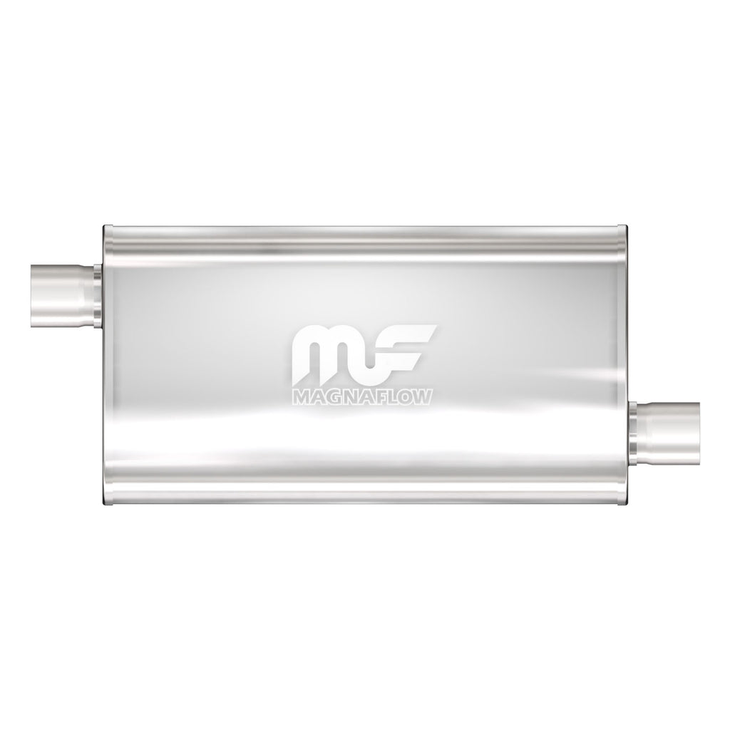 Straight-Through-Performance-Muffler;-3In.-OffsetOffset;--5X22x11-Body
