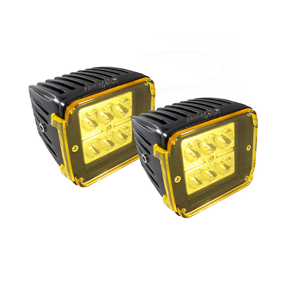 Street-Series-3X4in-24W-6-Led-Cree-Cube-Spot-Lights-W-Amber-Cover-(Pair)