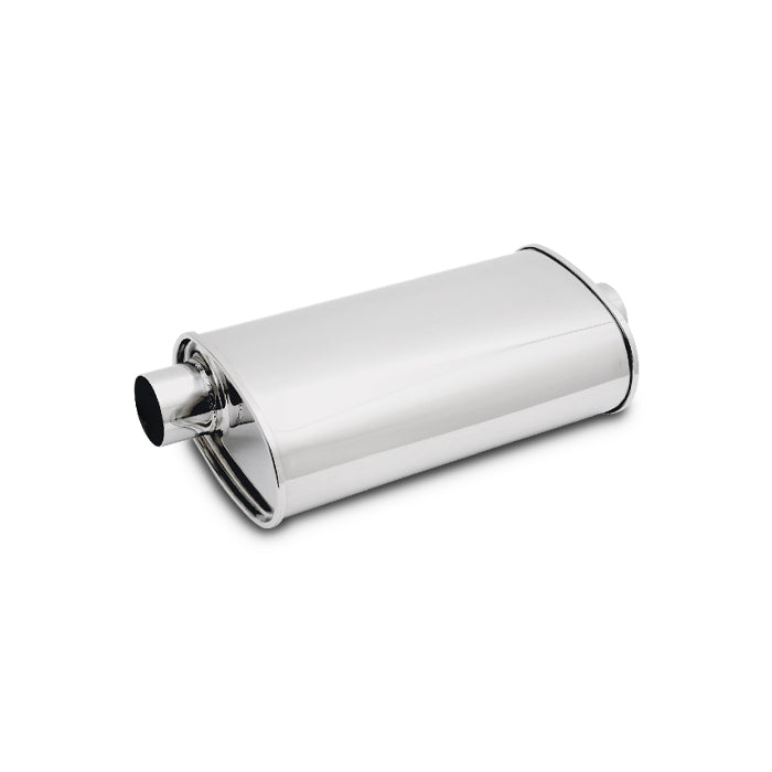 Streetpower-Oval-Muffler-3.50In-InletOutlet-(Offset-Center)