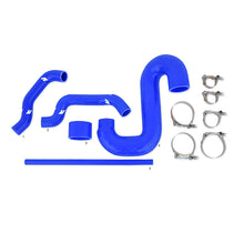 Load image into Gallery viewer, Subaru-02-07-Wrx04-07-Sti-Top-Mount-Intercooler-Kit---Powder-Coated-Silver--Blue-Hoses