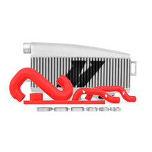 Load image into Gallery viewer, Subaru-02-07-Wrx04-07-Sti-Top-Mount-Intercooler-Kit---Powder-Coated-Silver--Red-Hoses