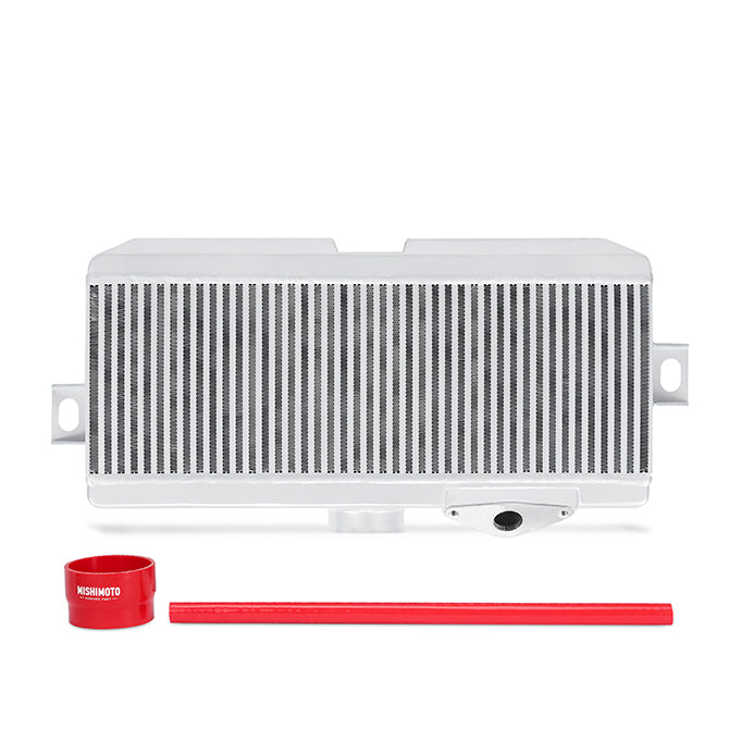Subaru-08-15-Wrx-Sti-Top-Mount-Intercooler-Kit---Powder-Coated-Silver--Red-Hoses