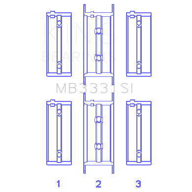 Subaru-13001600-(Size-0.50Mm)-Main-Bearing-Set