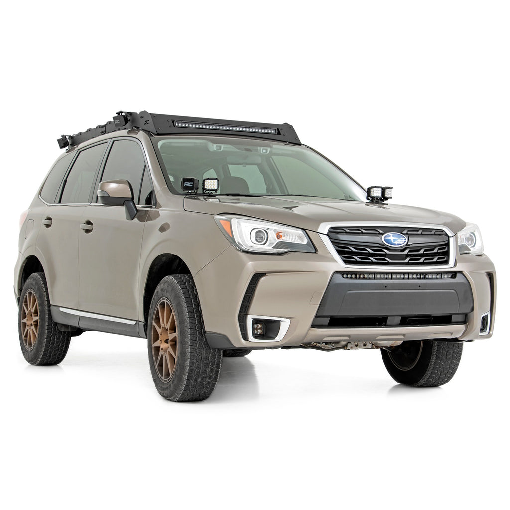 Subaru-2-Inch-Led-Lower-Windshield-Ditch-Kit-14-18-Forester-Flood-Beam-Rough-Country