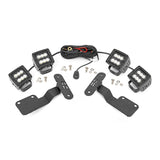 Rough Country 70869 Subaru 2-inch LED Lower Windshield Ditch Kit 14-18 Forester Flood Beam