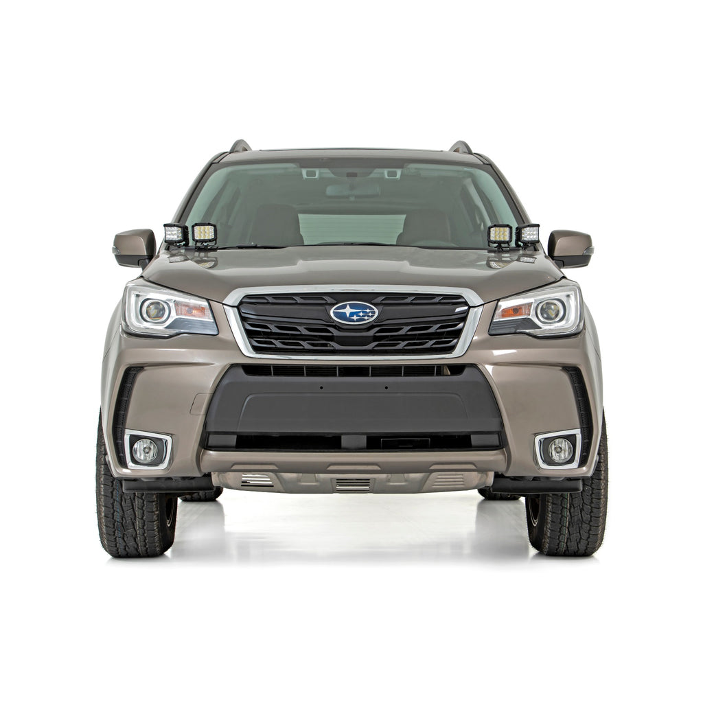 Subaru-2-Inch-Led-Lower-Windshield-Ditch-Kit-14-18-Forester-Flood-Beam-Rough-Country