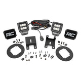 Rough Country 70890 Subaru Led Fog Light Kit Black Series Flood Beam For 15-19 Outback