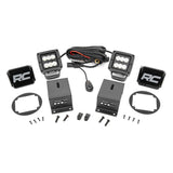 Rough Country 70857 Subaru Led Fog Light Kit Spot Beam For 14-18 Forester