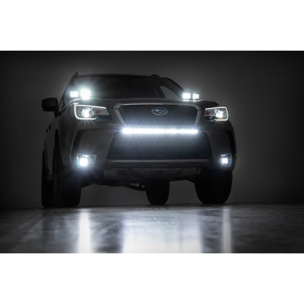 Subaru-Led-Fog-Light-Kit-Spot-Beam-For-14-18-Forester-Rough-Country