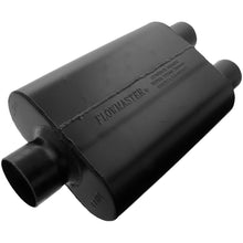 Load image into Gallery viewer, Super-44-Series-Muffler-3-Center-Inlet2.5-Dual-Outlet