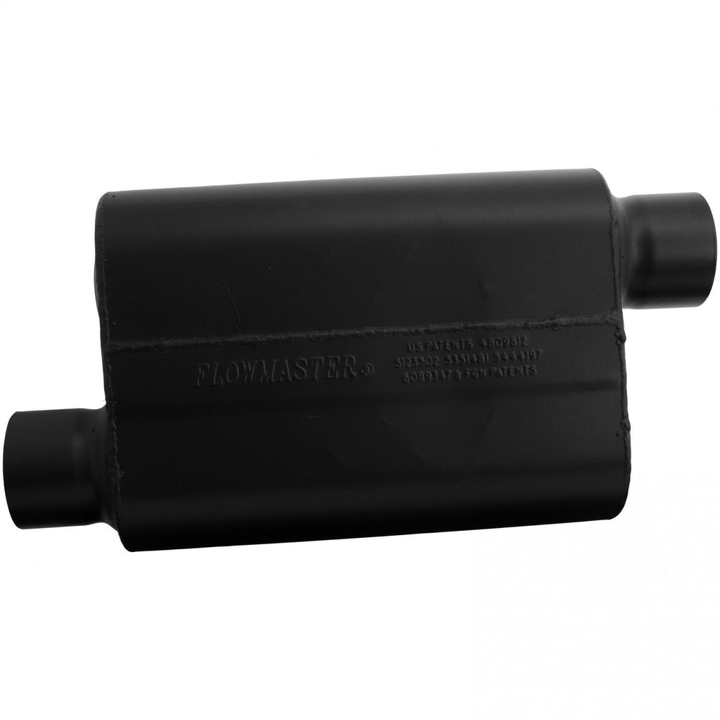 Super-44-Series-Muffler-3.00In-In-(O)--Out-(O)-Opposite-Side-Offsets-4In-X-9.75In-X-13In-Case-E