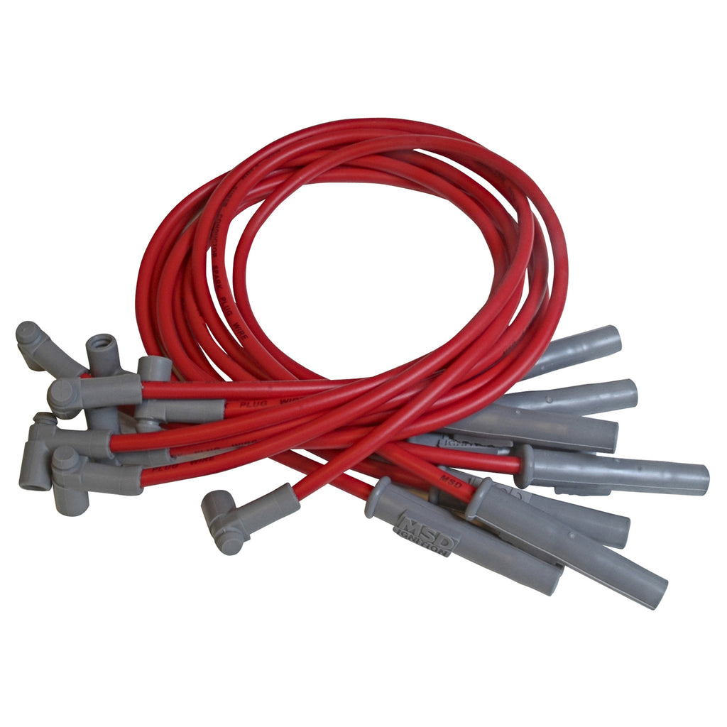 Super-Conductor-Spark-Plug-Wire-Set,-318-360-Hei,-For-Msd-Distributor