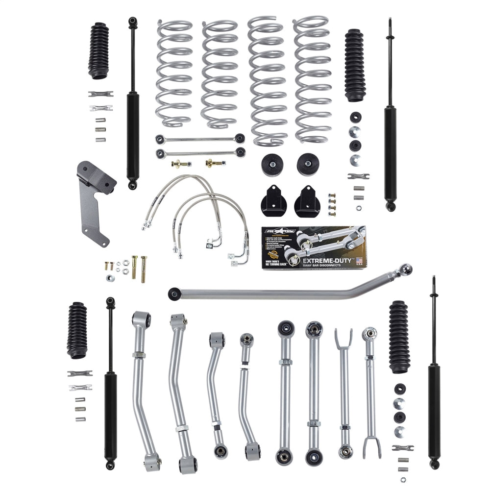 Super-Flex-Adjustable-Short-Arm-Kit-Jk-2Dr-3.5-WTwin-Tube-Shocks