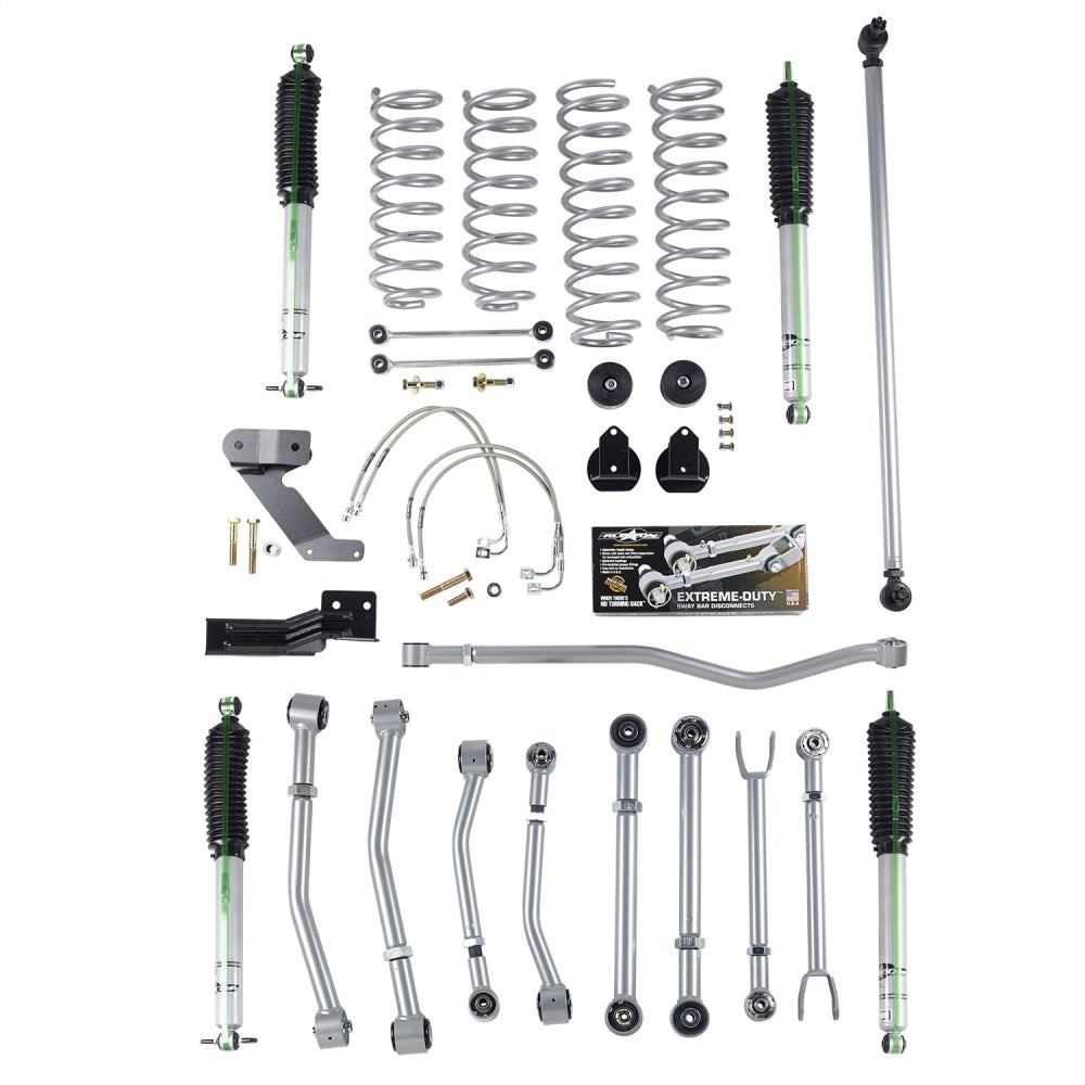 Super-Flex-Adjustable-Short-Arm-Kit-Jk-2Dr-4.5-WMono-Tube-Shocks