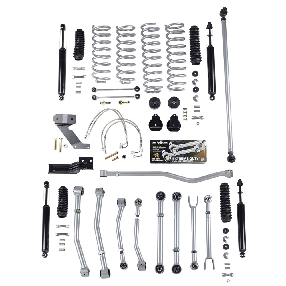 Super-Flex-Adjustable-Short-Arm-Kit-Jk-2Dr-4.5-WTwin-Tube-Shocks