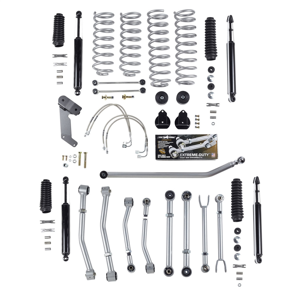 Super-Flex-Adjustable-Short-Arm-Kit-Jk-4Dr-3.5-WMono-Tube-Shocks