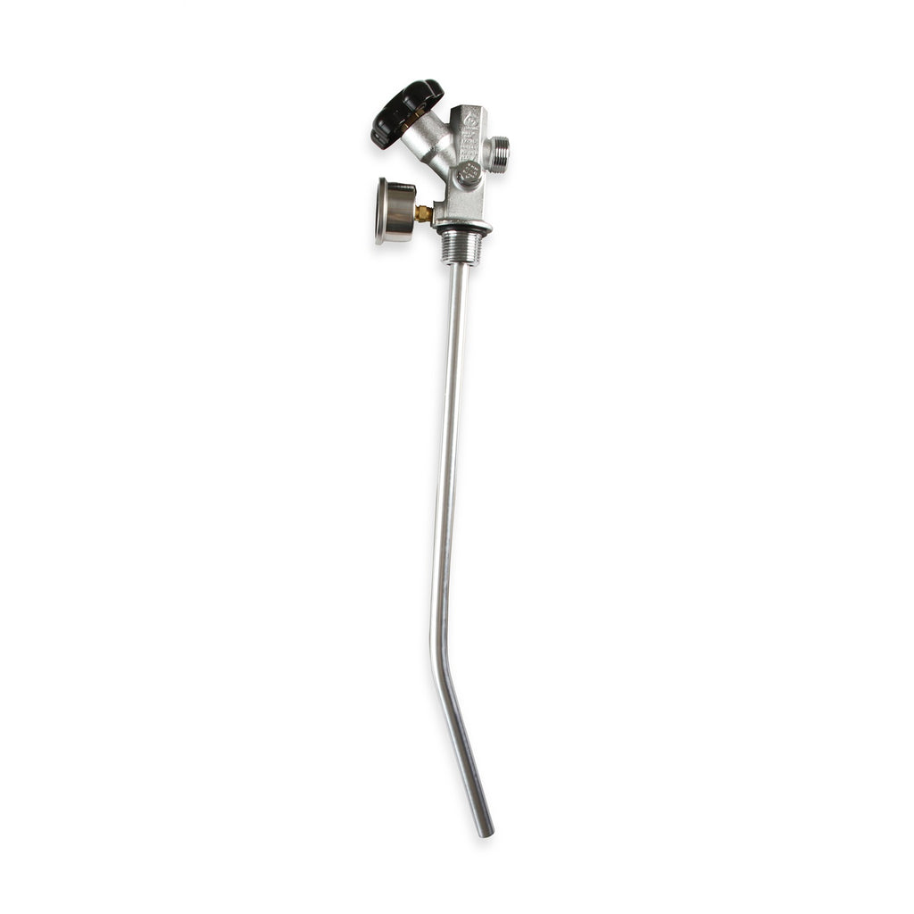 Super-Hi-Flo-Bottle-Valve-Assembly-W-Siphon-Tube-And-Black-Gauge