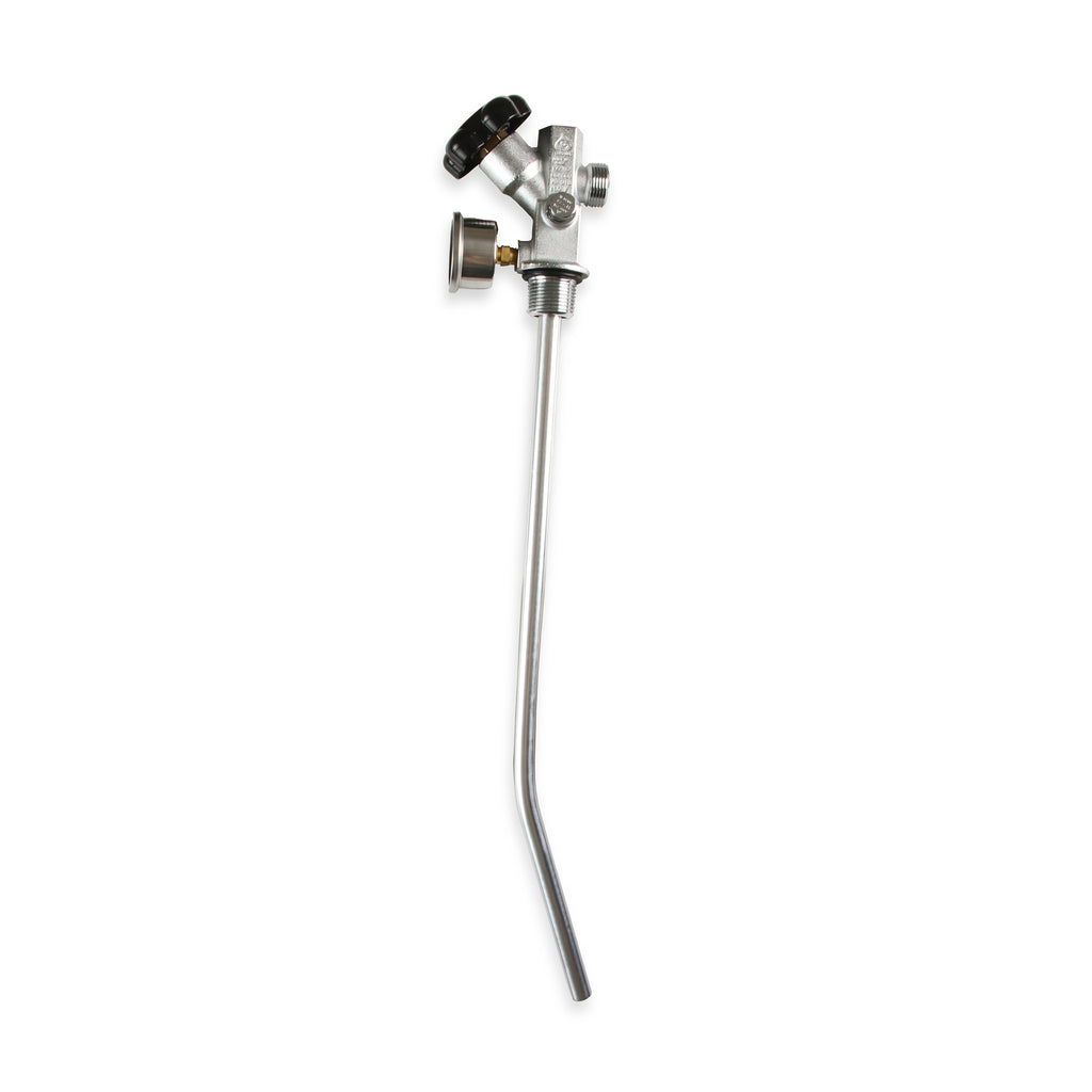 Super-Hi-Flo-Bottle-Valve-Assembly-W-Siphon-Tube-And-Black-Gauge